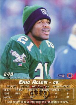 1994 Pacific #240 Eric Allen Back