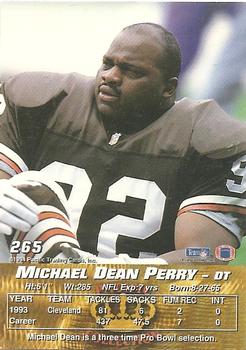 1994 Pacific #265 Michael Dean Perry Back