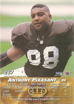 1994 Pacific #267 Anthony Pleasant Back