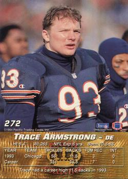 1994 Pacific #272 Trace Armstrong Back