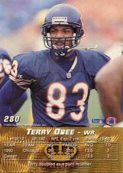 1994 Pacific #280 Terry Obee Back