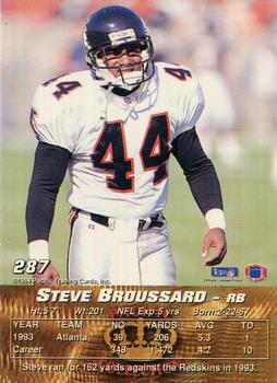 1994 Pacific #287 Steve Broussard Back