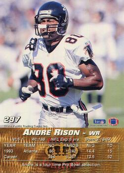 1994 Pacific #297 Andre Rison Back
