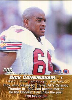 1994 Pacific #306 Rick Cunningham Back
