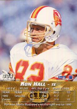 1994 Pacific #334 Ron Hall Back