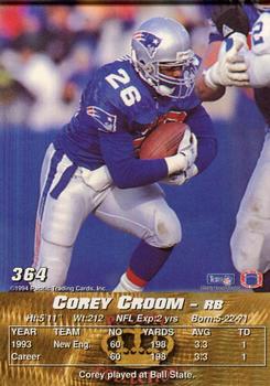 1994 Pacific #364 Corey Croom Back
