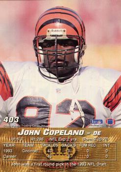 1994 Pacific #403 John Copeland Back