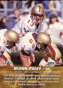 1994 Pacific #429 Glenn Foley Back