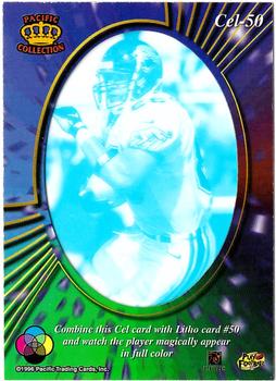 1996 Pacific Litho-Cel - Silver Cels #Cel-50 James Stewart Back