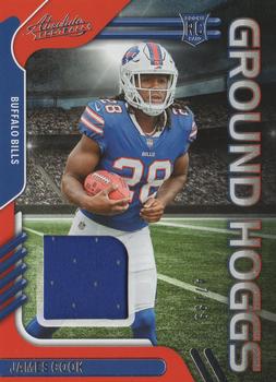 2022 Panini Absolute - Ground Hoggs Materials #GH-27 James Cook Front