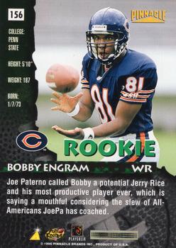 1996 Pinnacle - Artist's Proofs #156 Bobby Engram Back