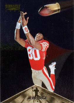 1996 Pinnacle - Foil #25 Jerry Rice Front