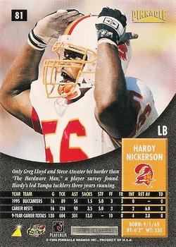 1996 Pinnacle - Foil #81 Hardy Nickerson Back
