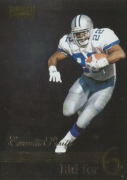 1996 Pinnacle - Foil #184 Emmitt Smith Front