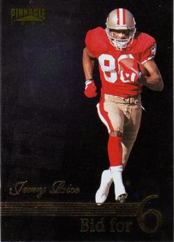 1996 Pinnacle - Foil #190 Jerry Rice Front
