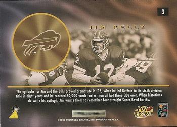 1996 Pinnacle Mint - Bronze #3 Jim Kelly Back