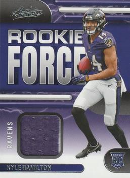 2022 Panini Absolute - Rookie Force #RF-26 Kyle Hamilton Front