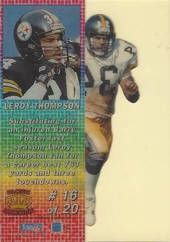 1994 Pacific - Crystalline Collection #16 Leroy Thompson Back
