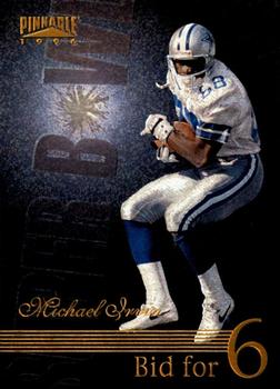 1996 Pinnacle - Trophy Collection #185 Michael Irvin Front