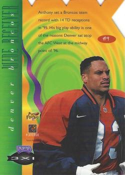 1996 Playoff Illusions - XXXI #9 Anthony Miller Back