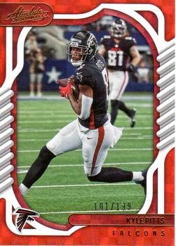 2022 Panini Absolute - Orange Mosaic #2 Kyle Pitts Front