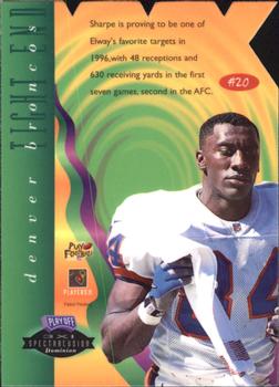 1996 Playoff Illusions - XXXI Spectralusion #20 Shannon Sharpe Back
