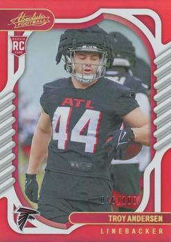 2022 Panini Absolute - Spectrum Red #196 Troy Andersen Front