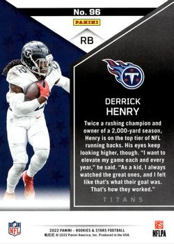 2022 Panini Rookies & Stars #96 Derrick Henry Back