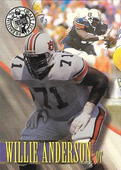 1996 Press Pass - Holofoil #42 Willie Anderson Front