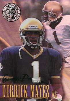 1996 Press Pass - Holofoil Emerald Proofs #50 Derrick Mayes Front