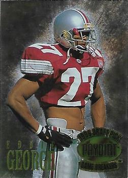 1996 Press Pass Paydirt - Game Breakers #GB5 Eddie George Front