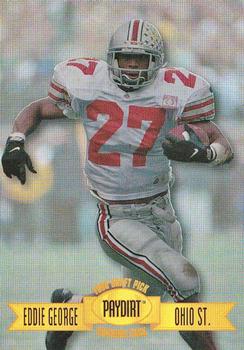 1996 Press Pass Paydirt - Holofoil #5 Eddie George Front