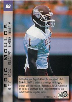 1996 Press Pass Paydirt - Red #69 Eric Moulds Back