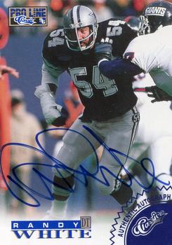 1996 Pro Line - Autographs Blue #NNO Randy White Front