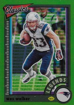 2022 Panini Classics - Premium Edition Timeless Tributes Green #126 Wes Welker Front