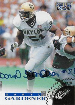 1996 Pro Line - Autographs Gold #NNO Daryl Gardener Front