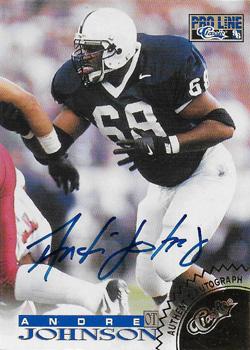 1996 Pro Line - Autographs Gold #NNO Andre Johnson Front