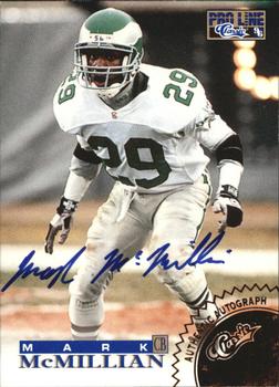 1996 Pro Line - Autographs Gold #NNO Mark McMillian Front