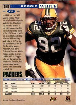 1996 Pro Line - Headliners #199 Reggie White Back