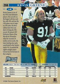 1996 Pro Line - Headliners #266 Kevin Greene Back