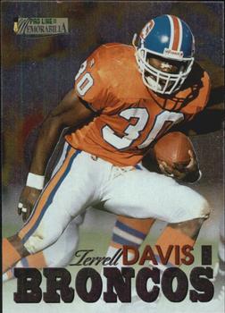 1996 Pro Line Memorabilia #20 Terrell Davis Front