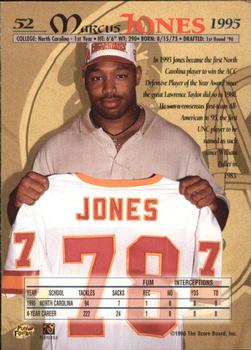 1996 Pro Line Memorabilia #52 Marcus Jones Back