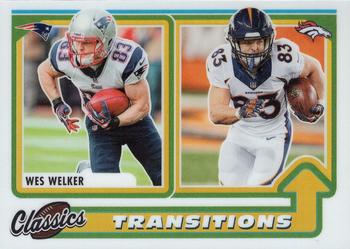 2022 Panini Classics - Transitions Gold #T-14 Wes Welker Front