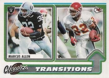 2022 Panini Classics - Transitions Silver #T-10 Marcus Allen Front
