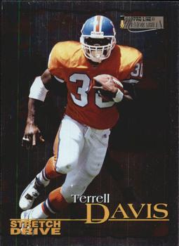 1996 Pro Line Memorabilia - Stretch Drive #DS9 Terrell Davis Front