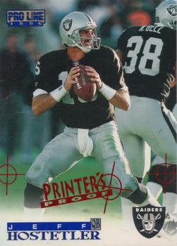 1996 Pro Line - Printer's Proofs #15 Jeff Hostetler Front