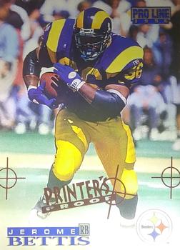 1996 Pro Line - Printer's Proofs #55 Jerome Bettis Front