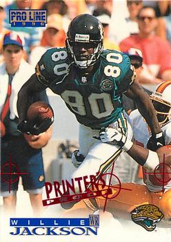 1996 Pro Line - Printer's Proofs #137 Willie Jackson Front