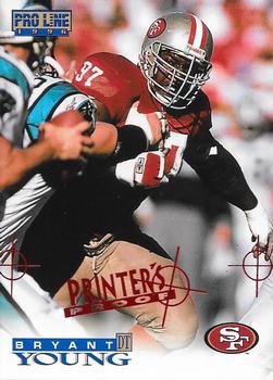 1996 Pro Line - Printer's Proofs #232 Bryant Young Front