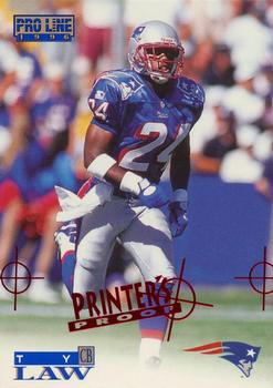 1996 Pro Line - Printer's Proofs #284 Ty Law Front